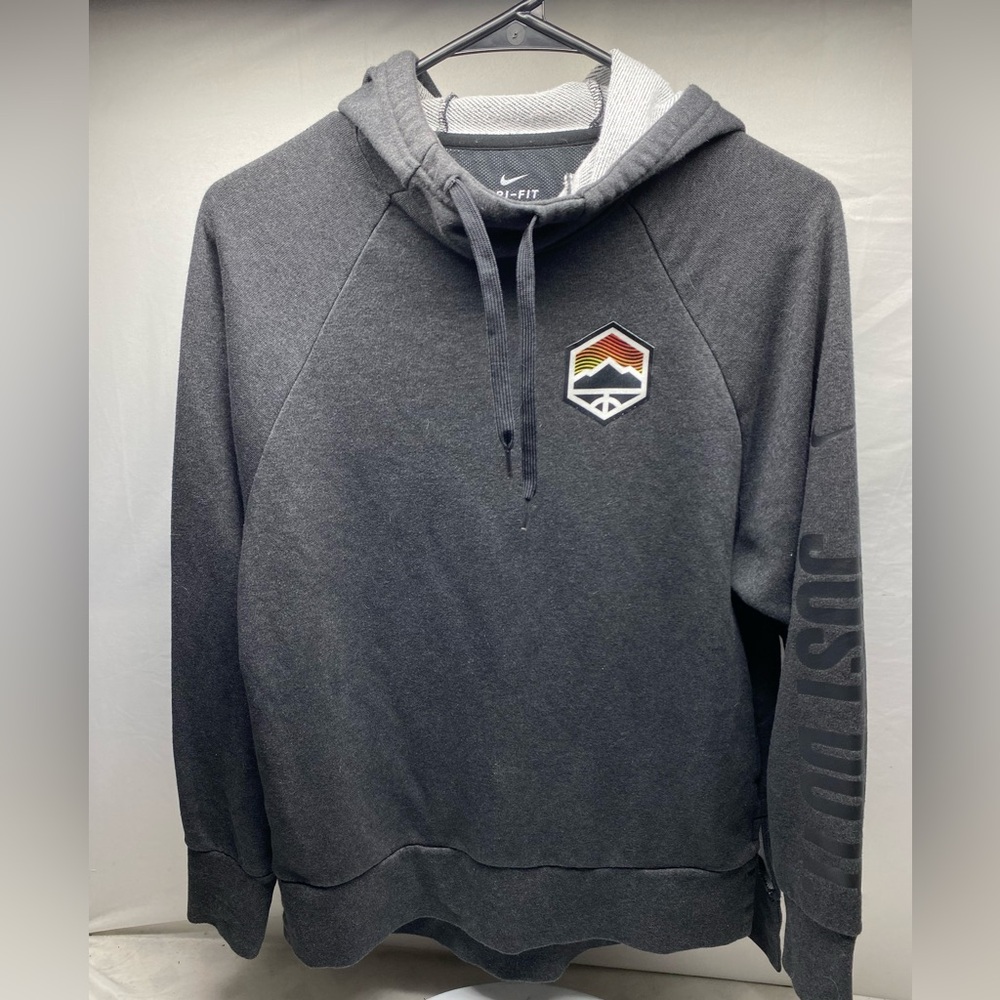 Nike Gray Dri-FIT Men's Hoodie Small